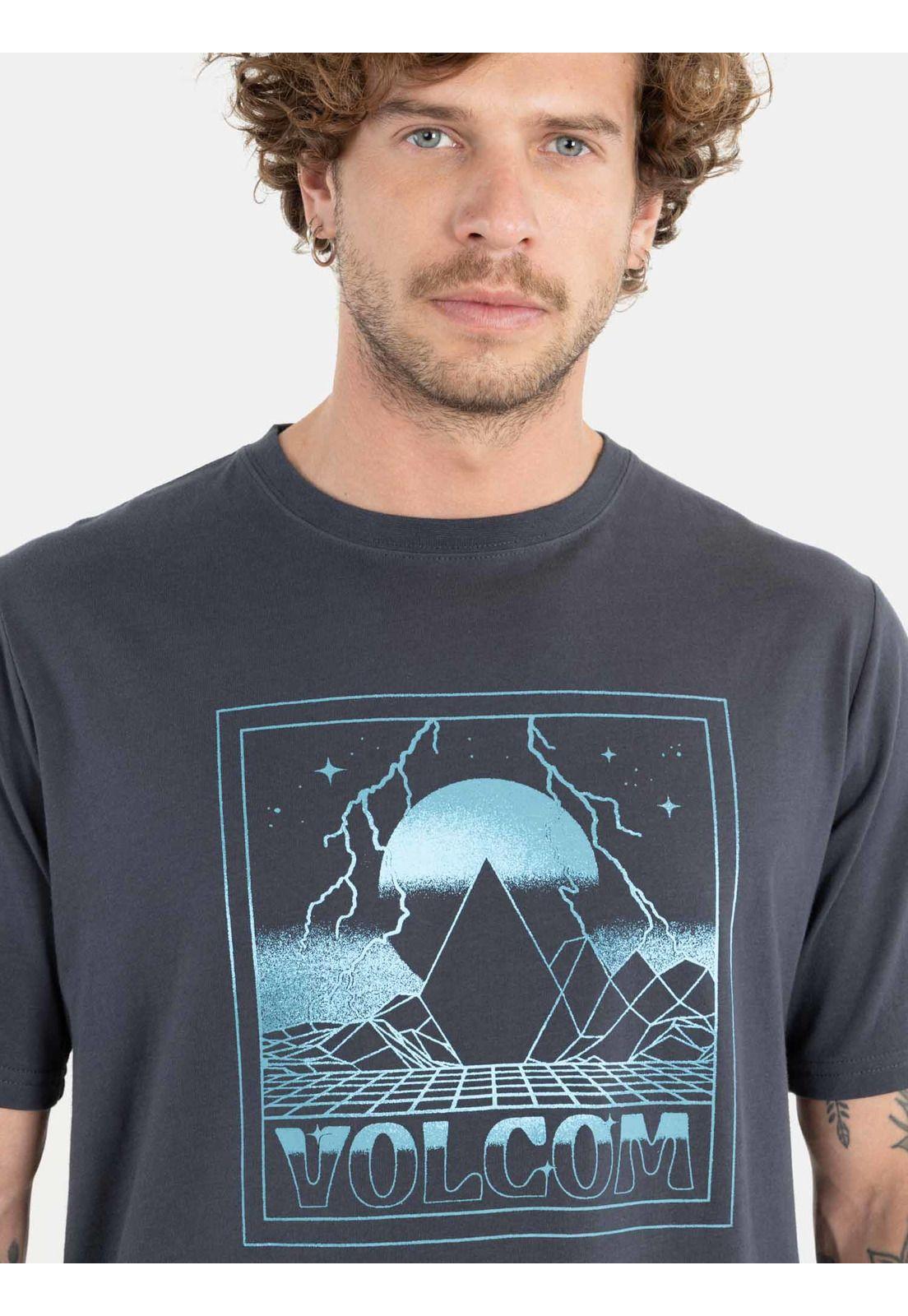 Polera Remote Viewer Ss Tee Gris Hombre Volcom-2