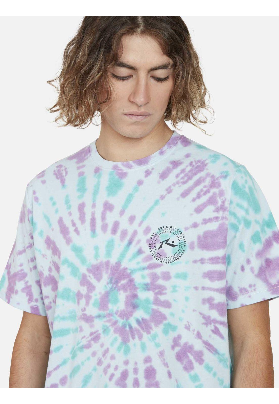 Polera RST RGB PORTAL DYE Hombre Multicolor Rusty-0