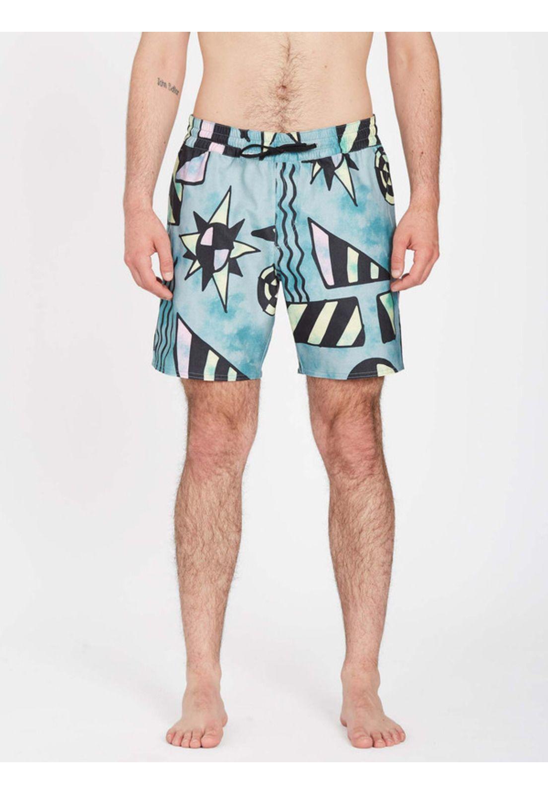 Traje De Baño Chlorine Killer Stoney  Multicolor Hombre Volcom-0