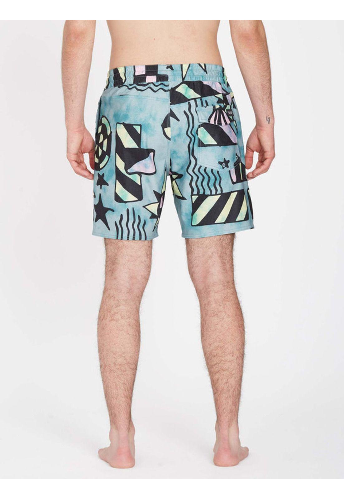 Traje De Baño Chlorine Killer Stoney  Multicolor Hombre Volcom-1