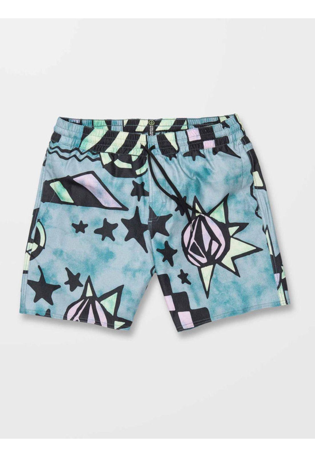 Traje De Baño Chlorine Killer Stoney  Multicolor Hombre Volcom-3