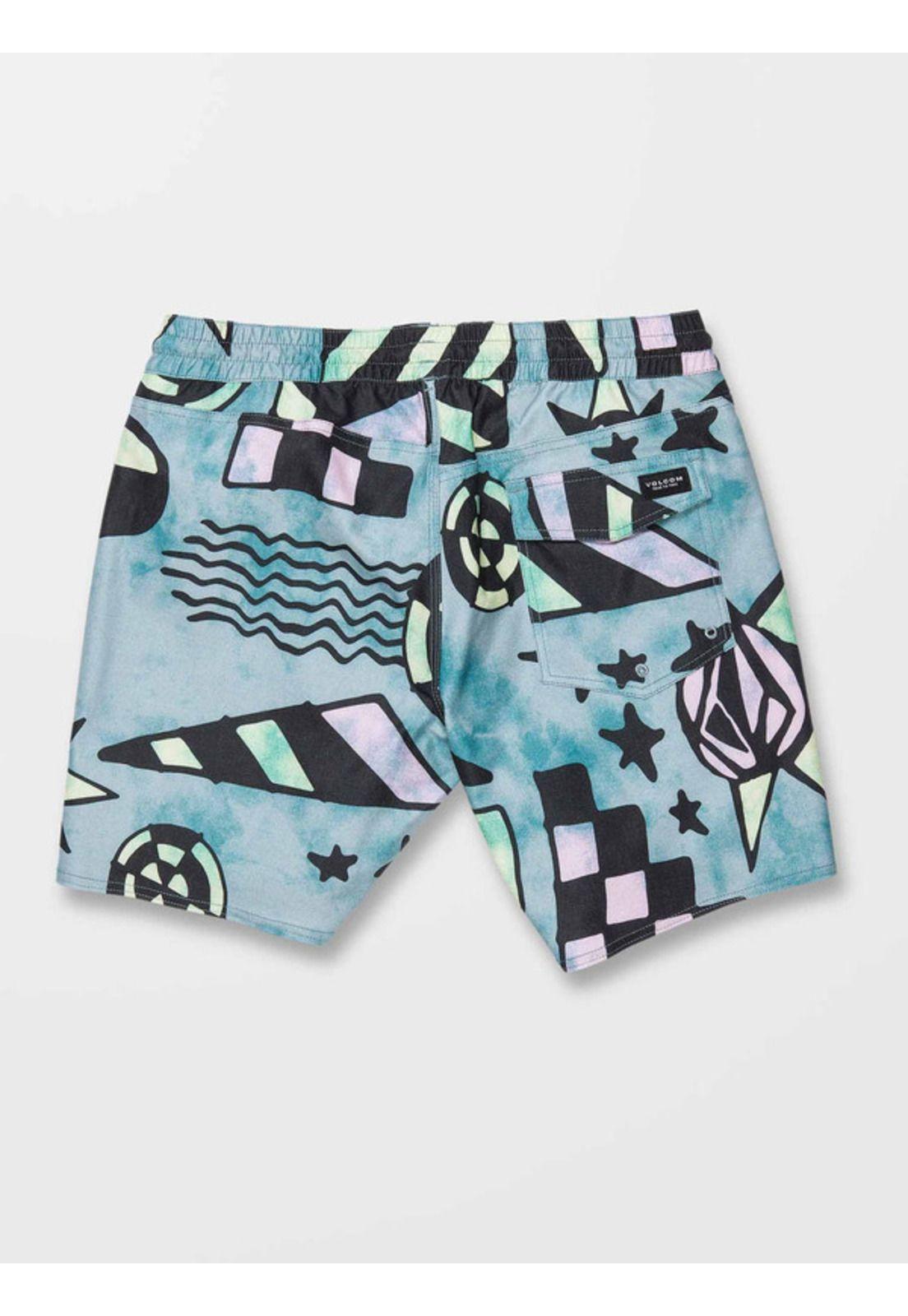 Traje De Baño Chlorine Killer Stoney  Multicolor Hombre Volcom-4
