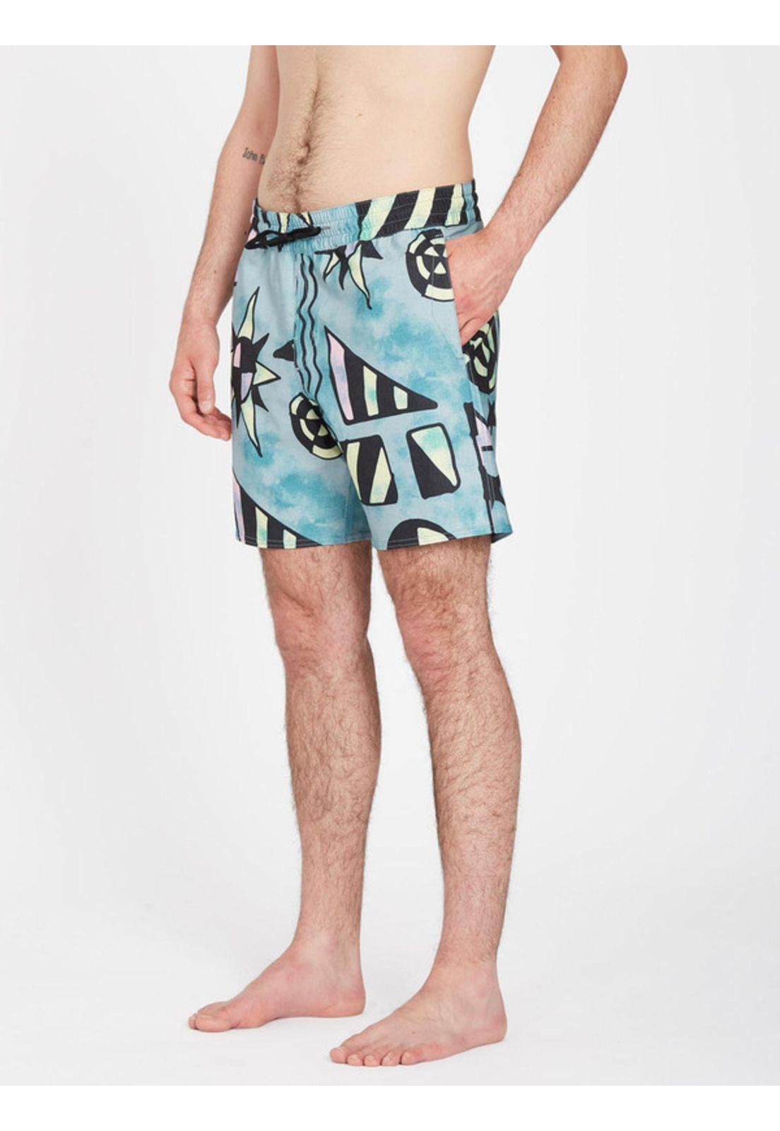 Traje De Baño Chlorine Killer Stoney  Multicolor Hombre Volcom-5