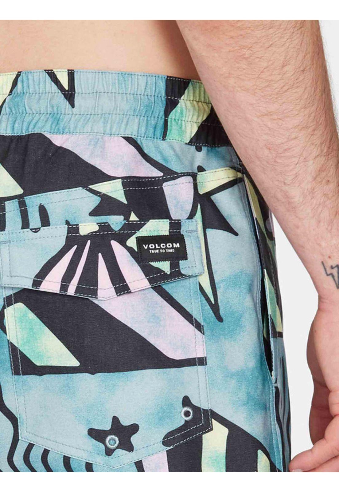 Traje De Baño Chlorine Killer Stoney  Multicolor Hombre Volcom-6