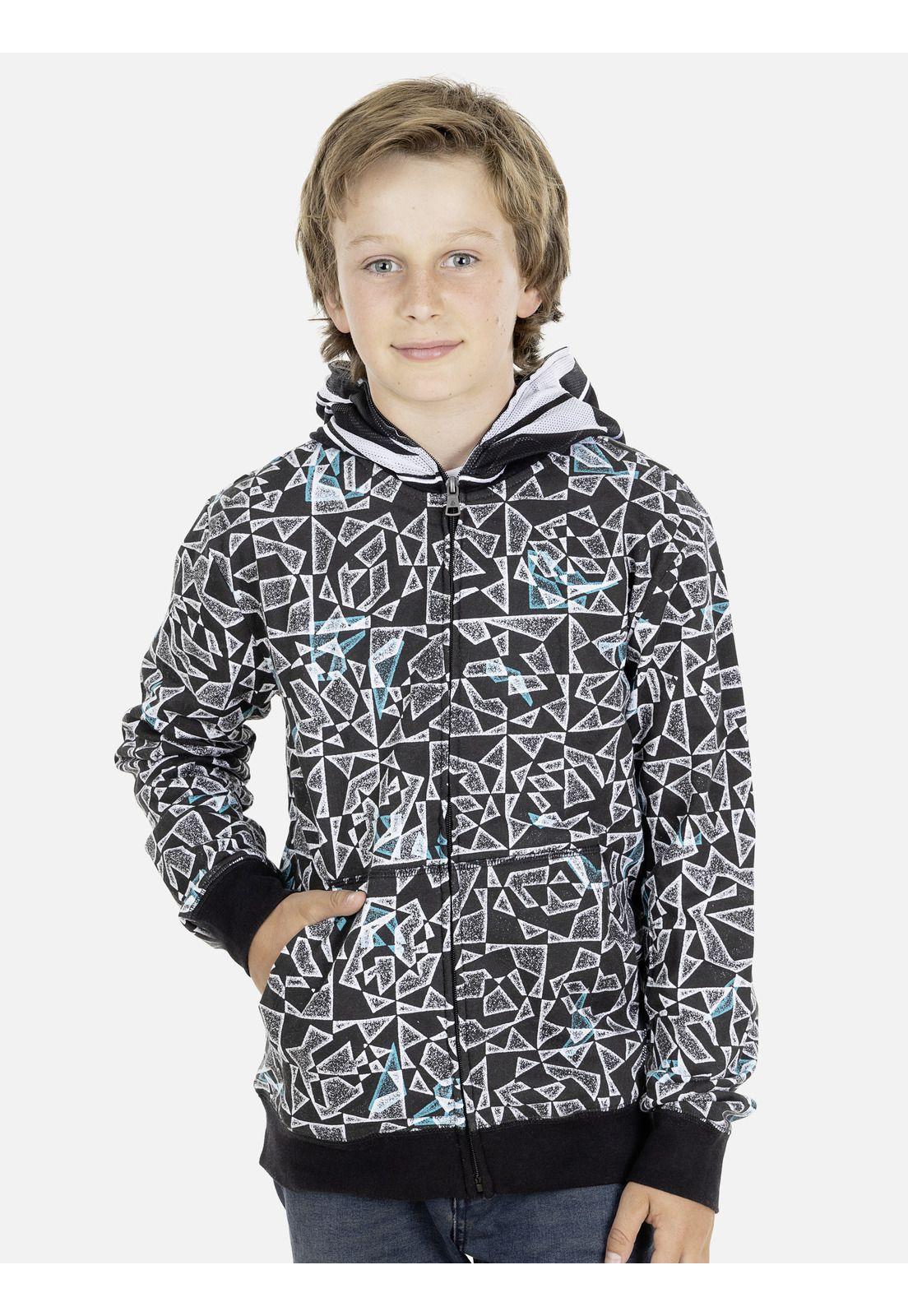 Poleron Fullzipper Juvenil 7O226-MI20 Gris Volcom-0