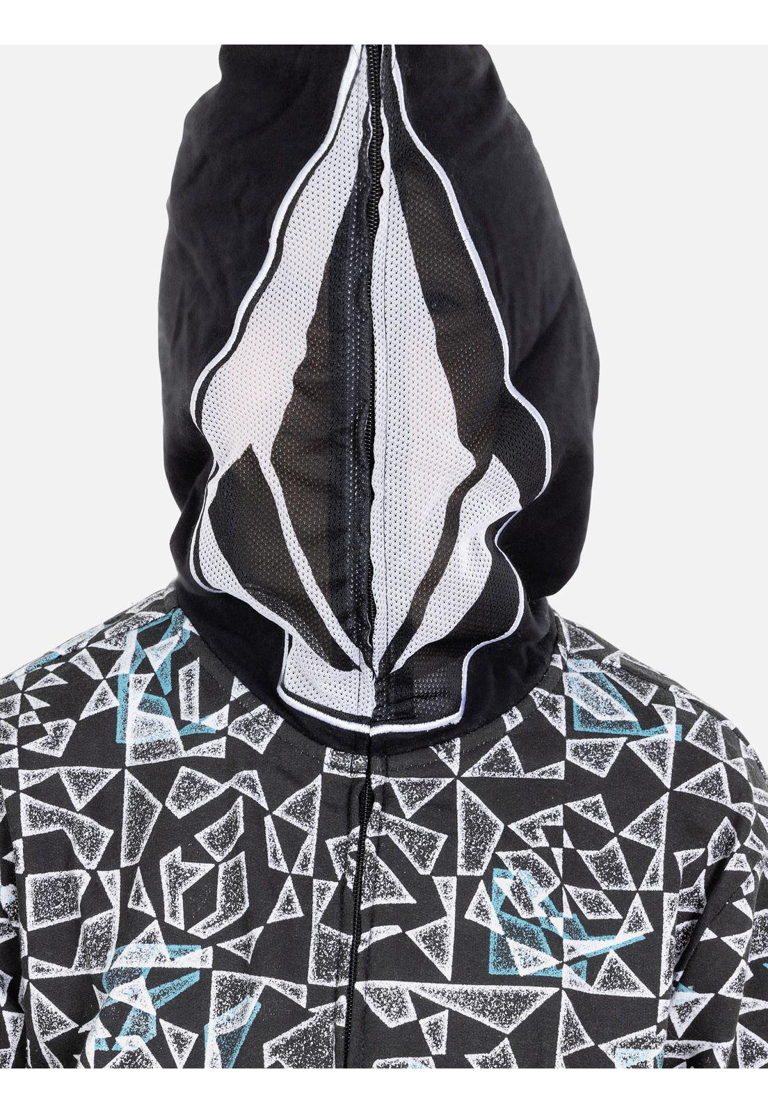 Poleron Fullzipper Juvenil 7O226-MI20 Gris Volcom-3