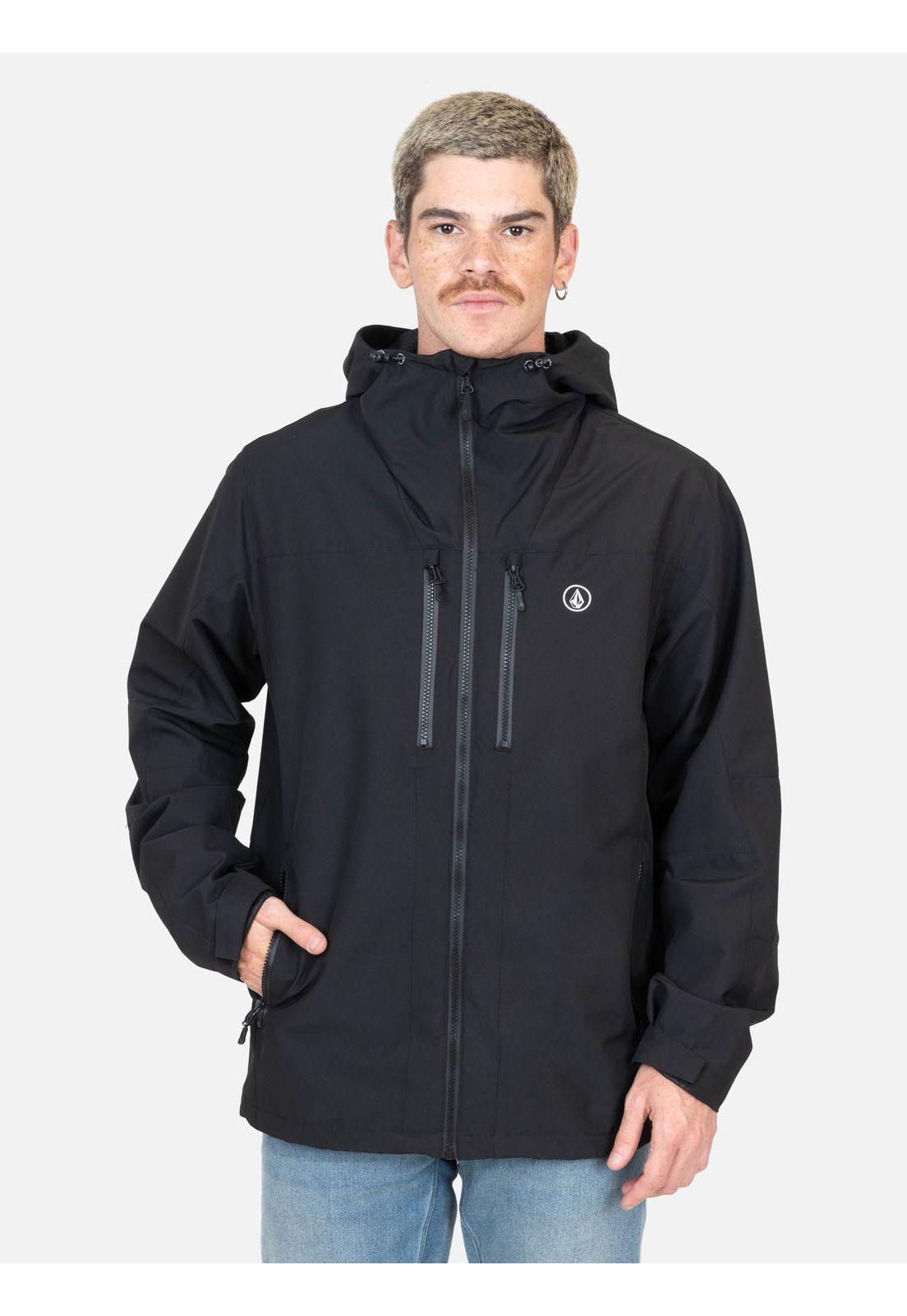 Cortaviento Rebel Negro Hombre Volcom-0