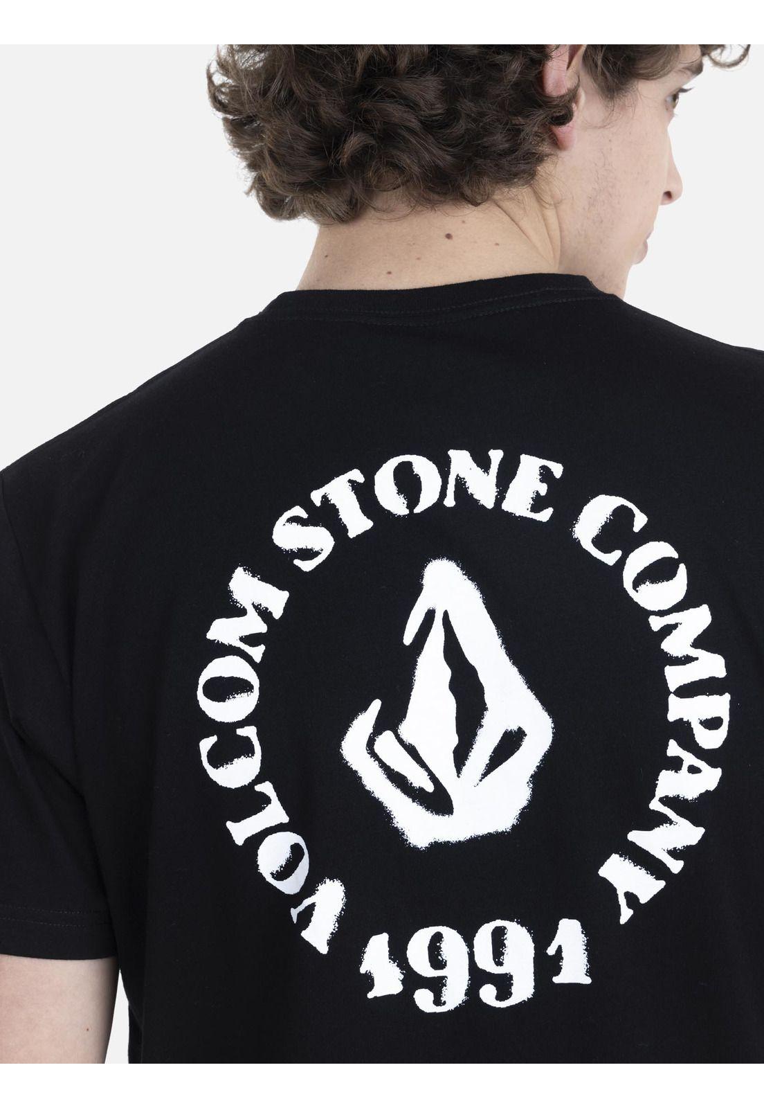 Polera M/C Básica Hombre 7P127-MV22 Negro Volcom-2