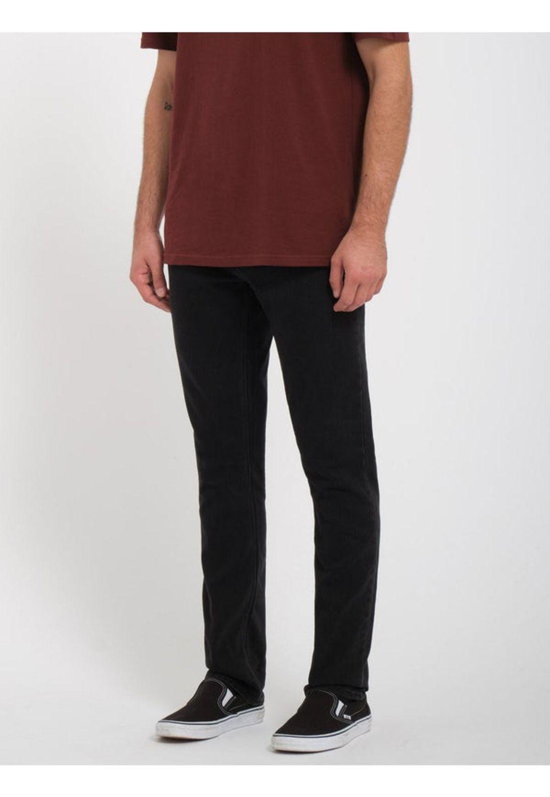 Pantalón VORTA DENIM Hombre Negro Volcom-0