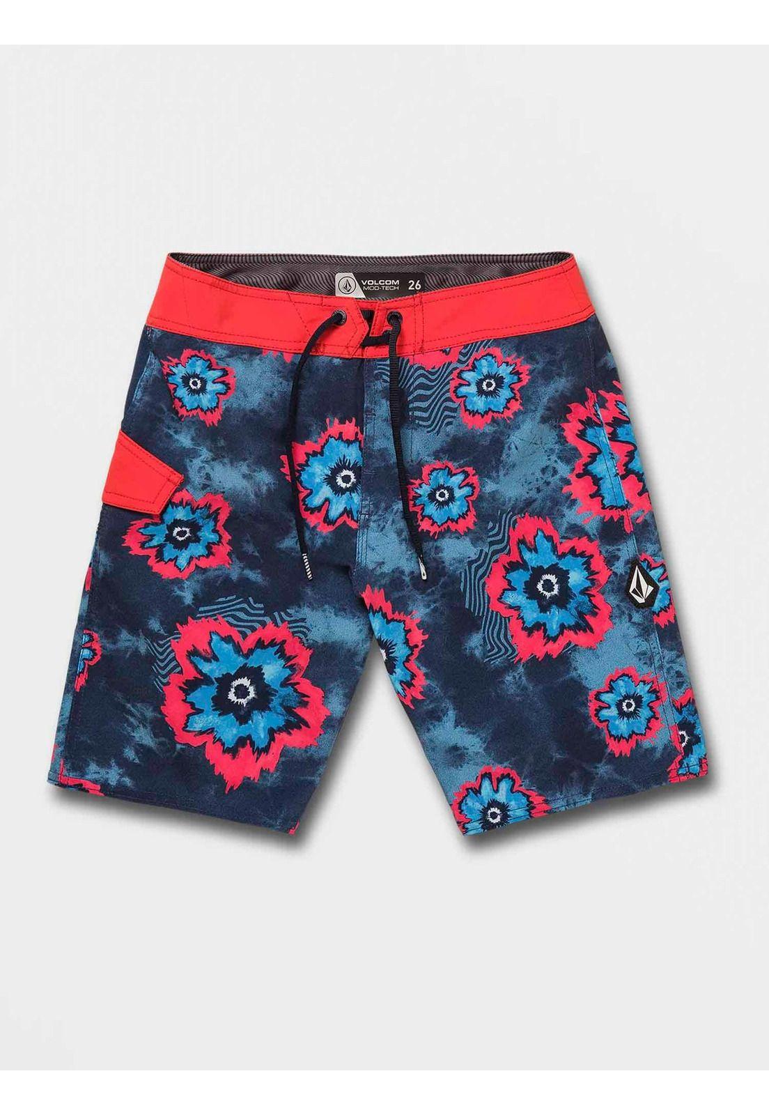 Traje de Baño JULY 4TH MOD Juvenil Multicolor Volcom-0
