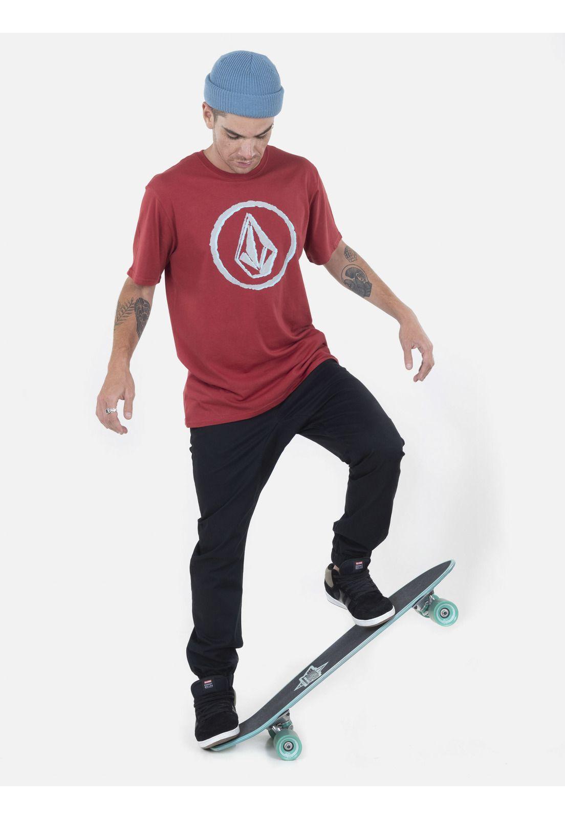 Pantalon Hombre STONE Negro Volcom-3