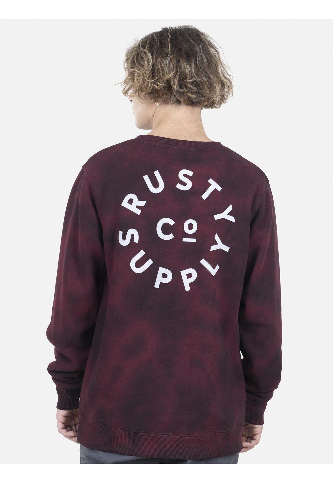 Poleron Hombre SUPPLY CO CREW NECK Multicolor Rusty-1