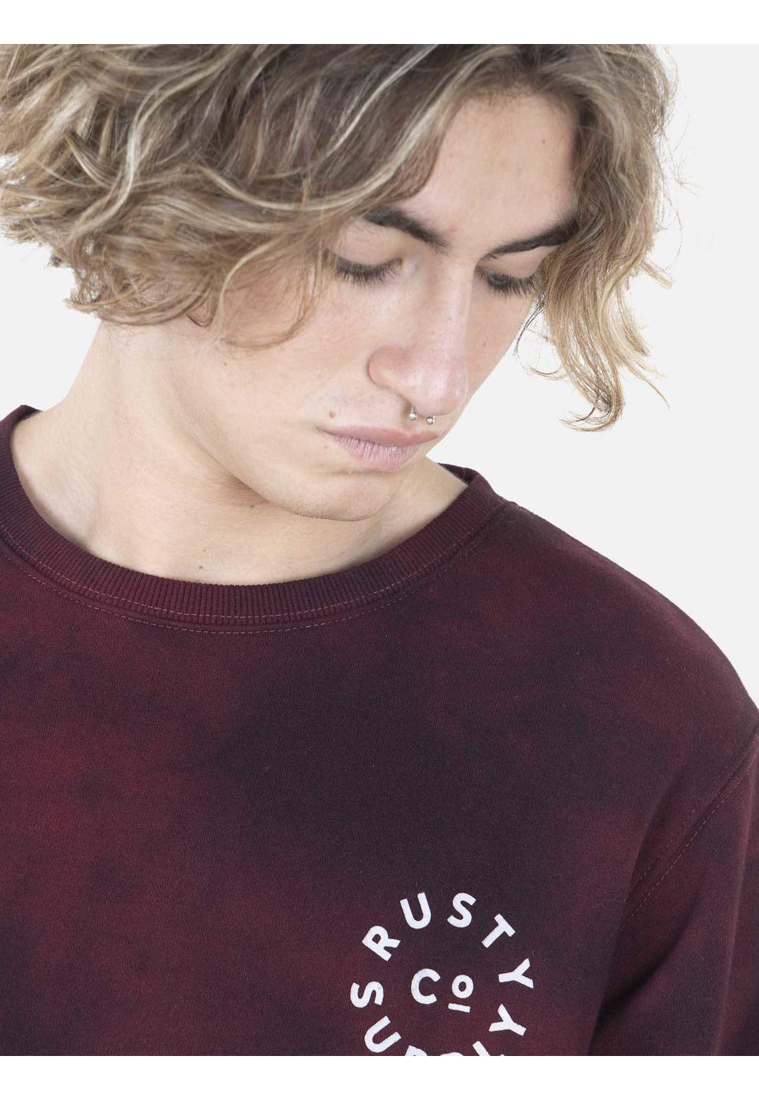 Poleron Hombre SUPPLY CO CREW NECK Multicolor Rusty-2