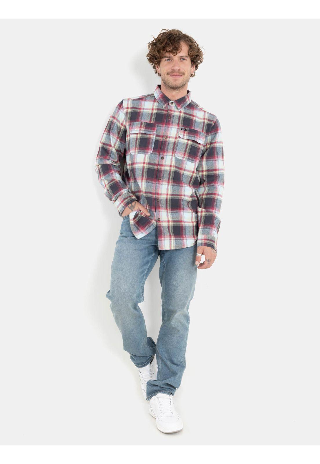 Camisa Circurt Multicolor Hombre Volcom-3