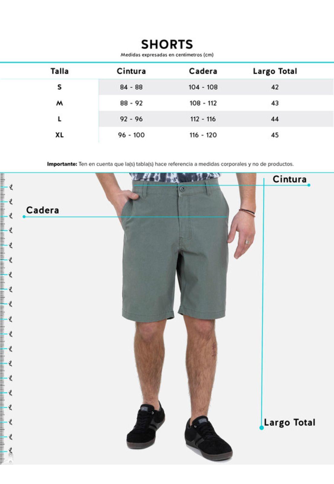 Bermuda 7B521 Hombre Verde Rusty-2