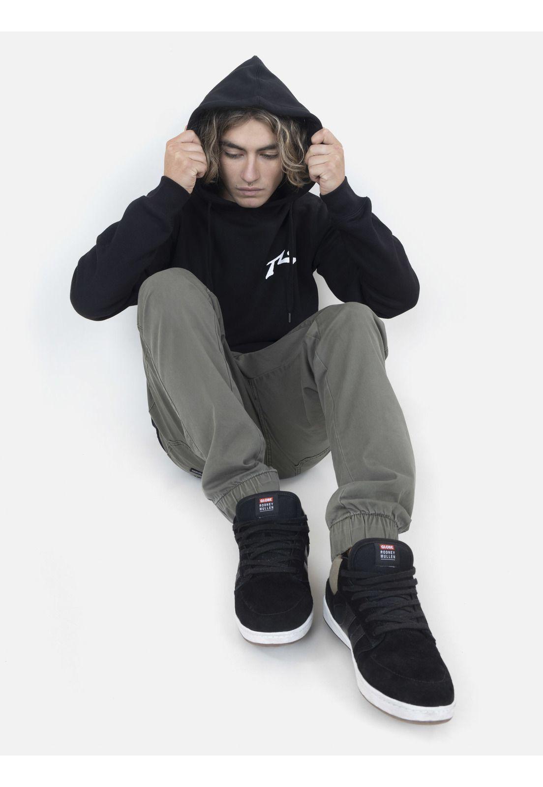 Poleron Hombre CLASSIC R CNG Negro Rusty-3