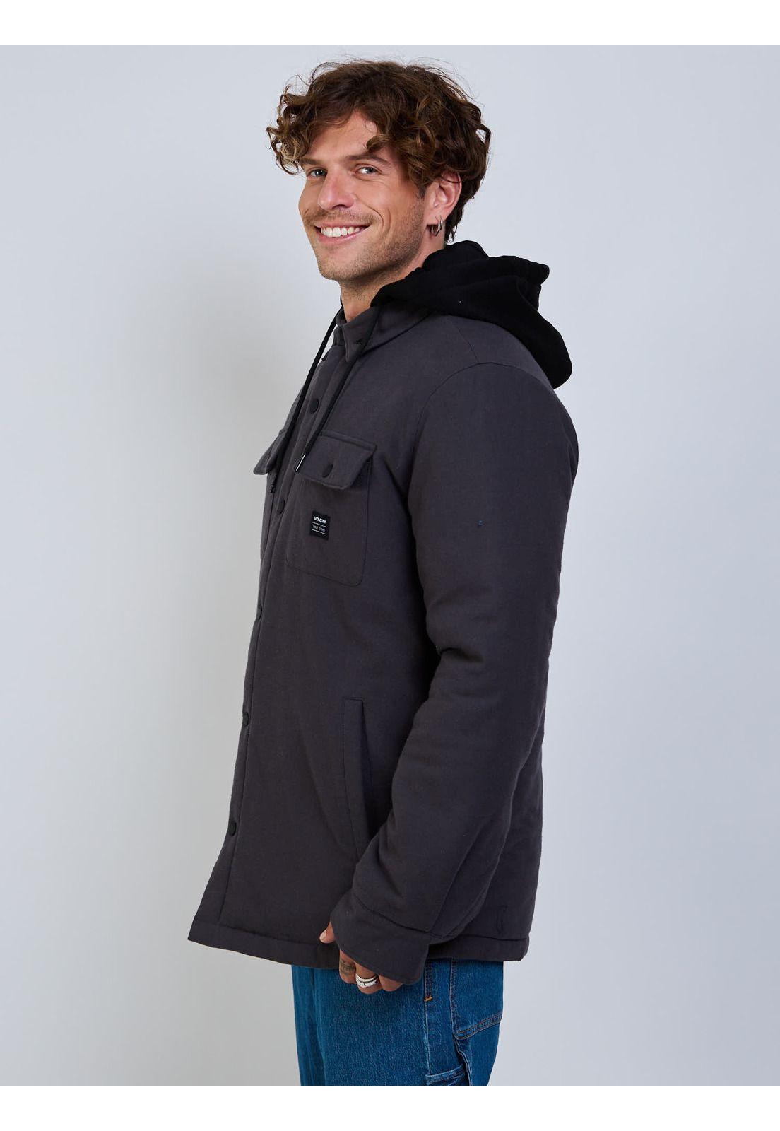 Overshirt Raw Oval Gris Hombre Volcom-2