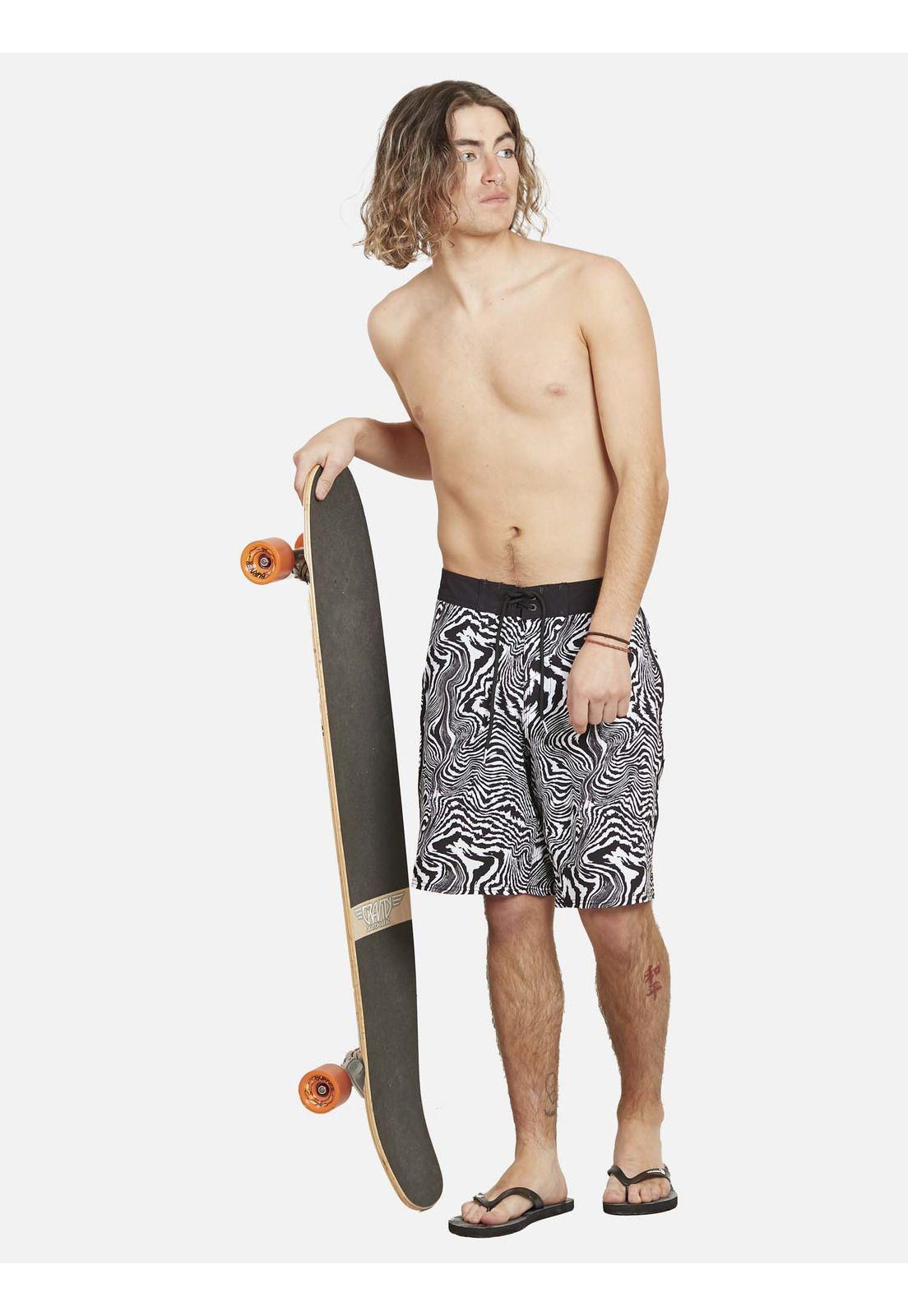 Traje de Baño ZEBRA DISTORT TRUNKS Hombre Multicolor Volcom-3