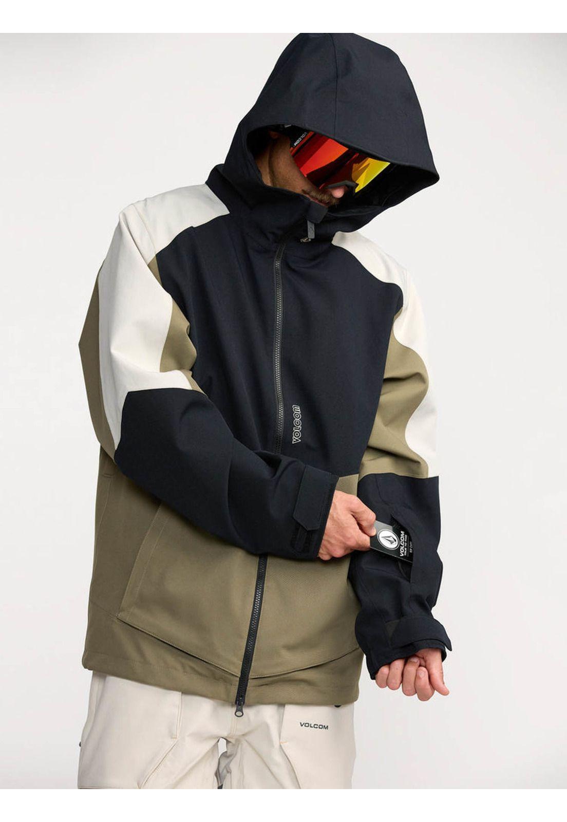 Parka Snow Brighton Verde Hombre Volcom-7