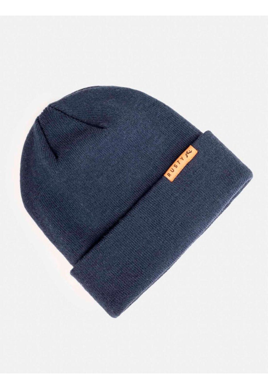 Gorro FISHER BEANIE Hombre Azul Rusty-0