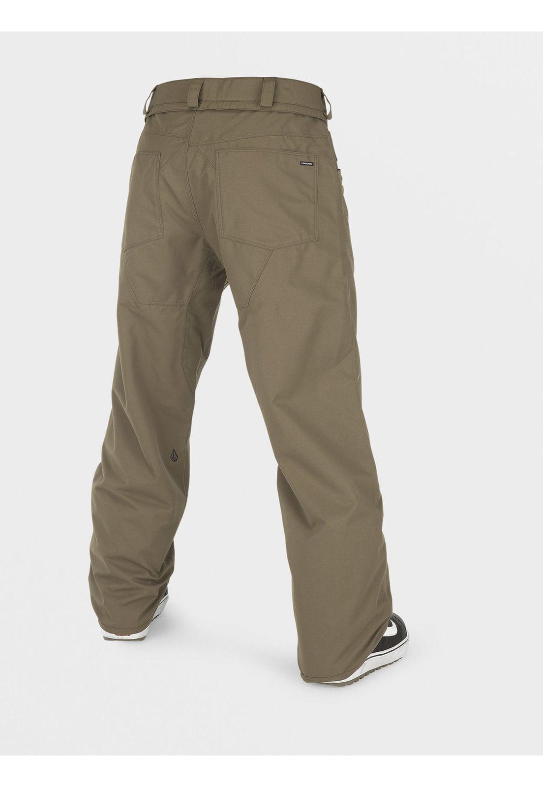 Pantalon 5-Pocket Pant Hombre Café Volcom-2