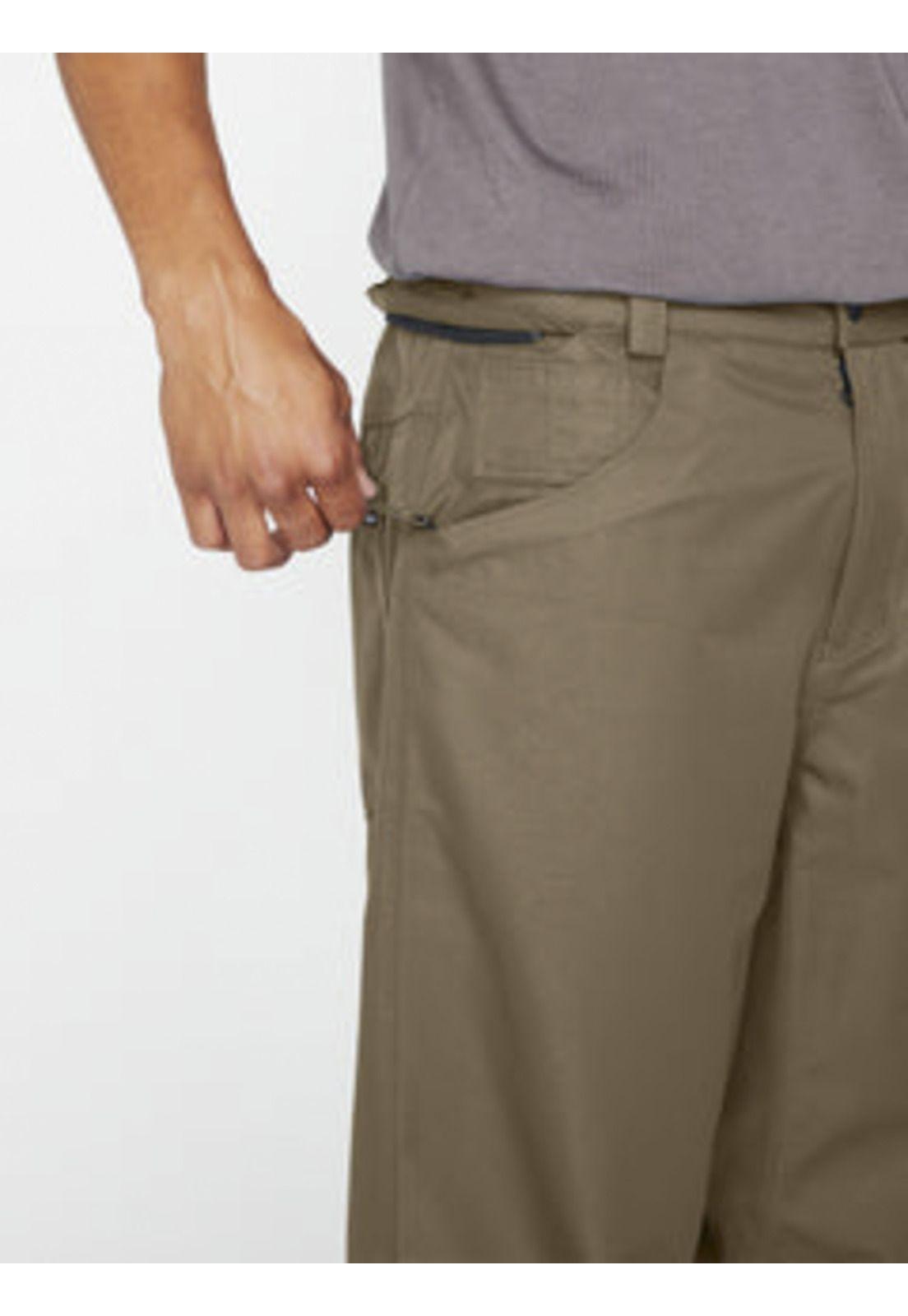 Pantalon 5-Pocket Pant Hombre Café Volcom-3