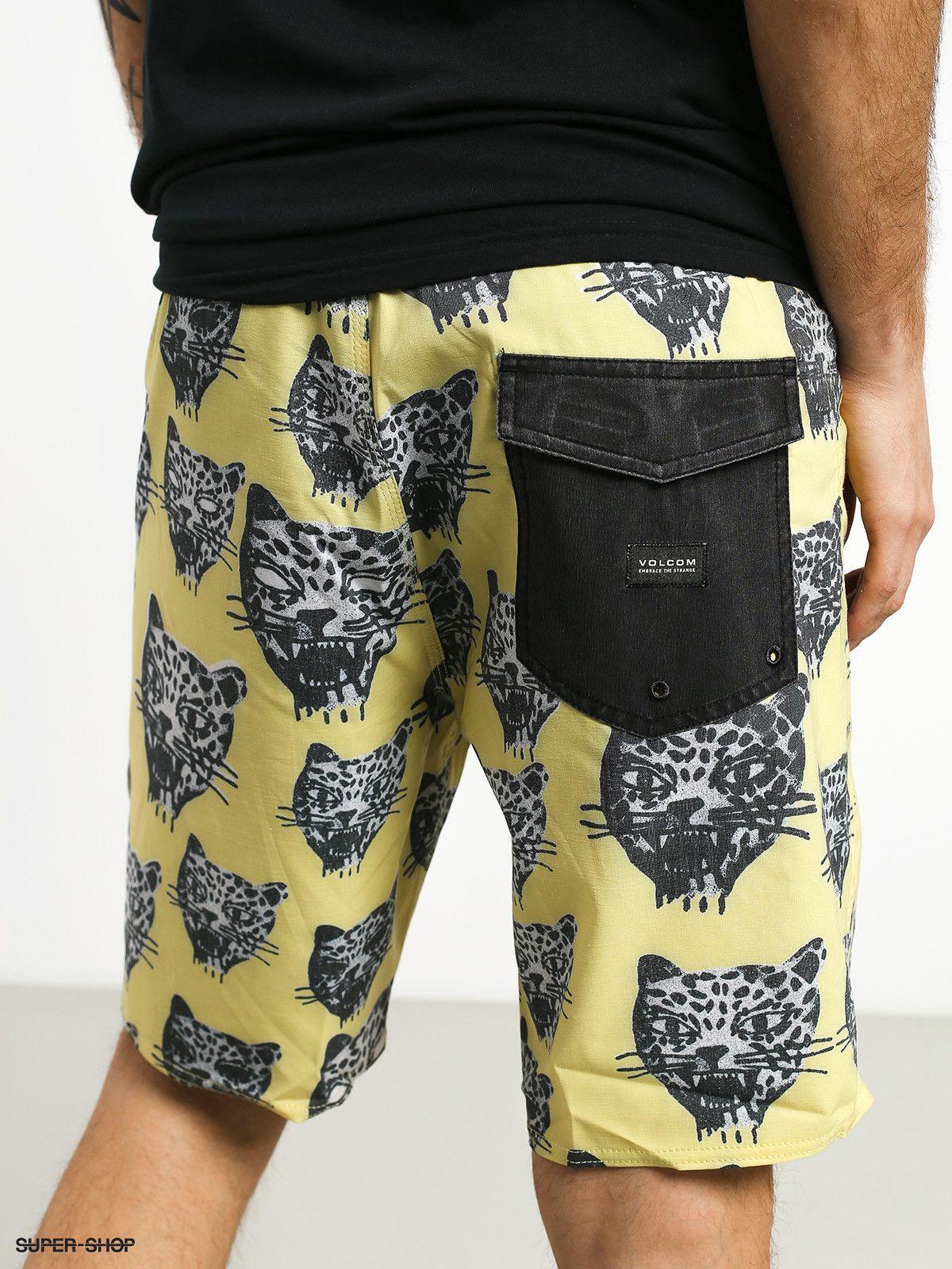 Traje De Baño Microfibra Hombre 8T111-MV20 Amarillo Volcom-1