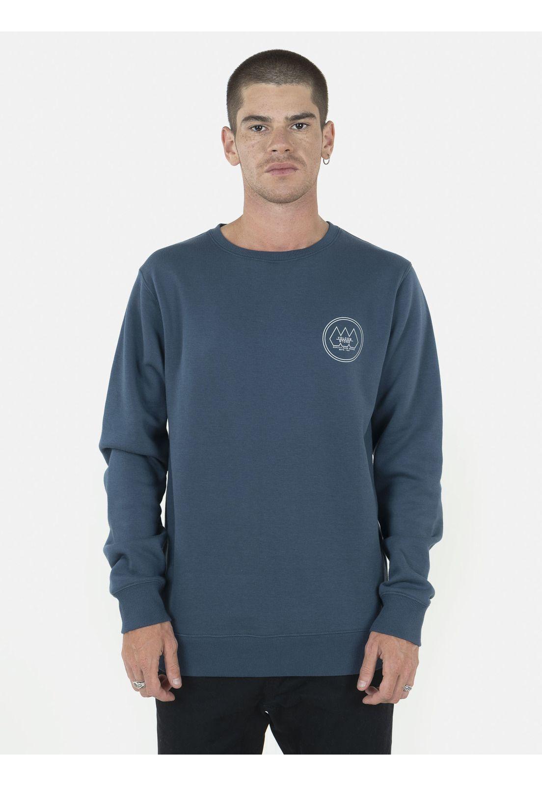 Poleron Hombre TRISTONE CREW Azul Volcom-0
