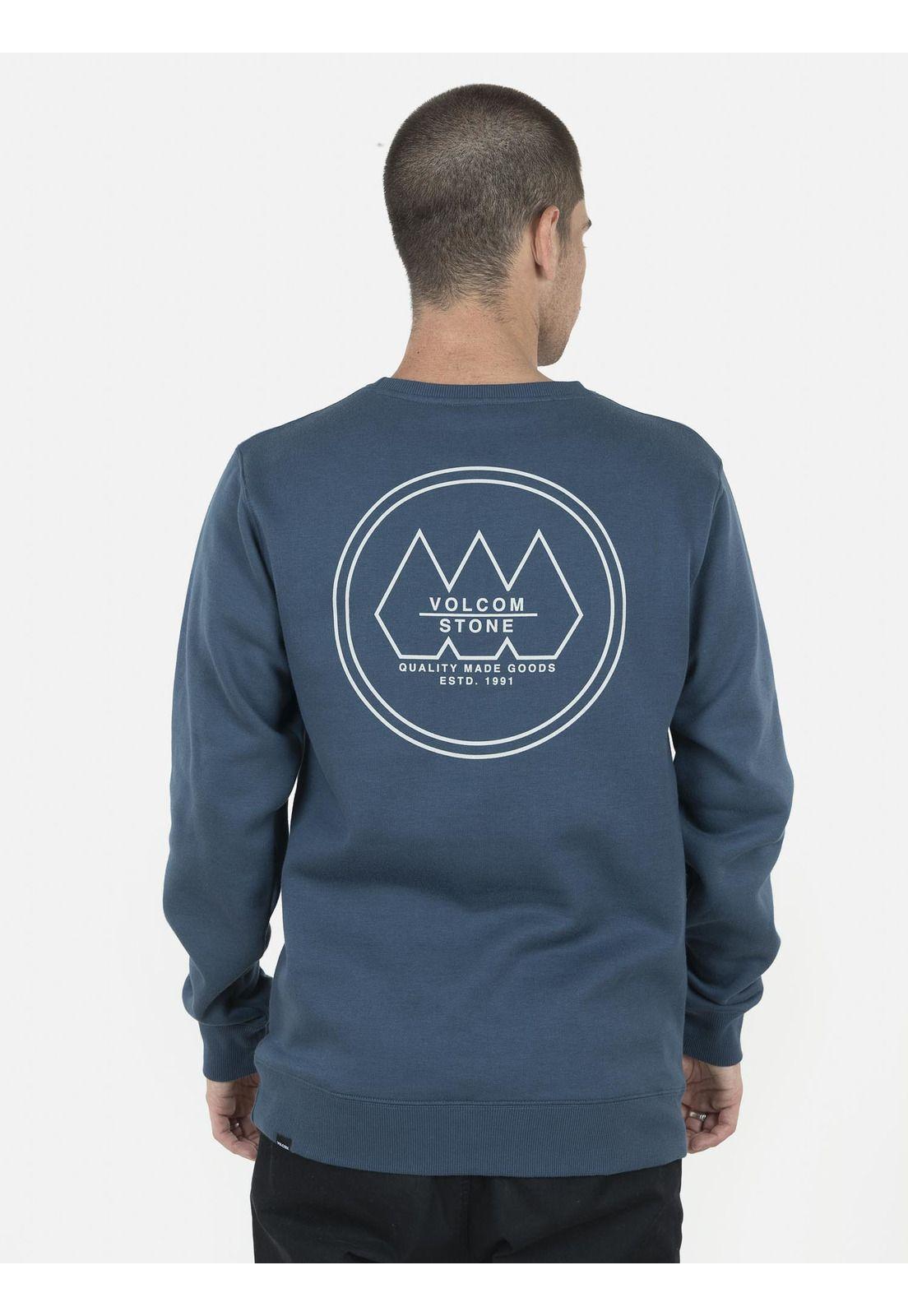 Poleron Hombre TRISTONE CREW Azul Volcom-1