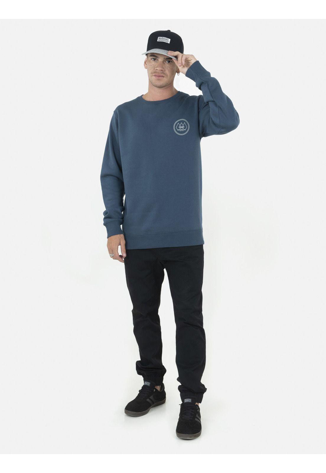 Poleron Hombre TRISTONE CREW Azul Volcom-3
