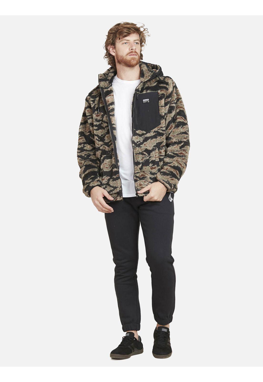 Poleron Chiporro Jungle Hombre Multicolor Volcom-4