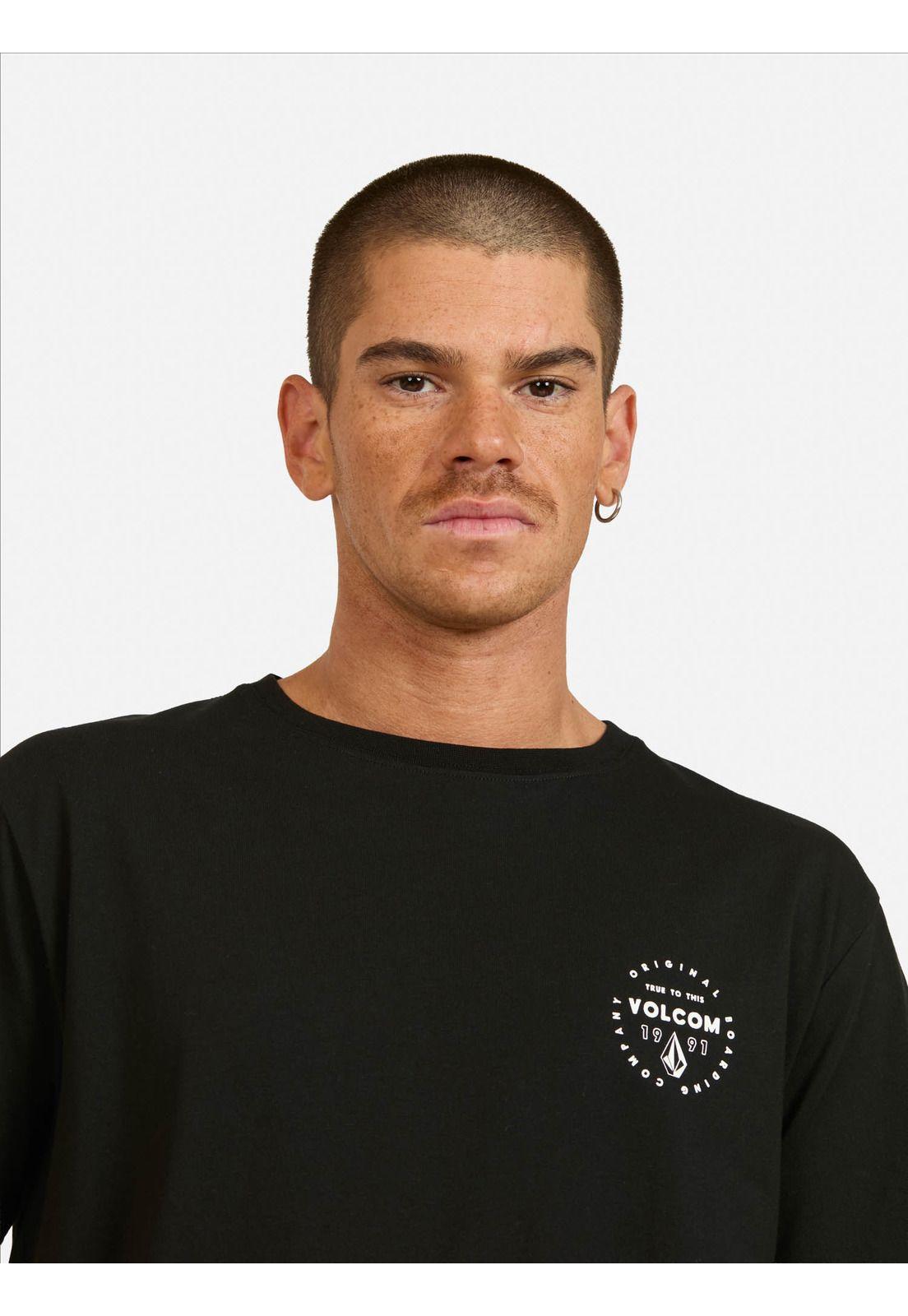 Polera MC Mortis Negro Hombre Volcom-2