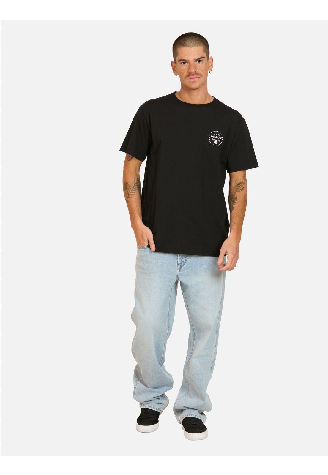 Polera MC Mortis Negro Hombre Volcom-3