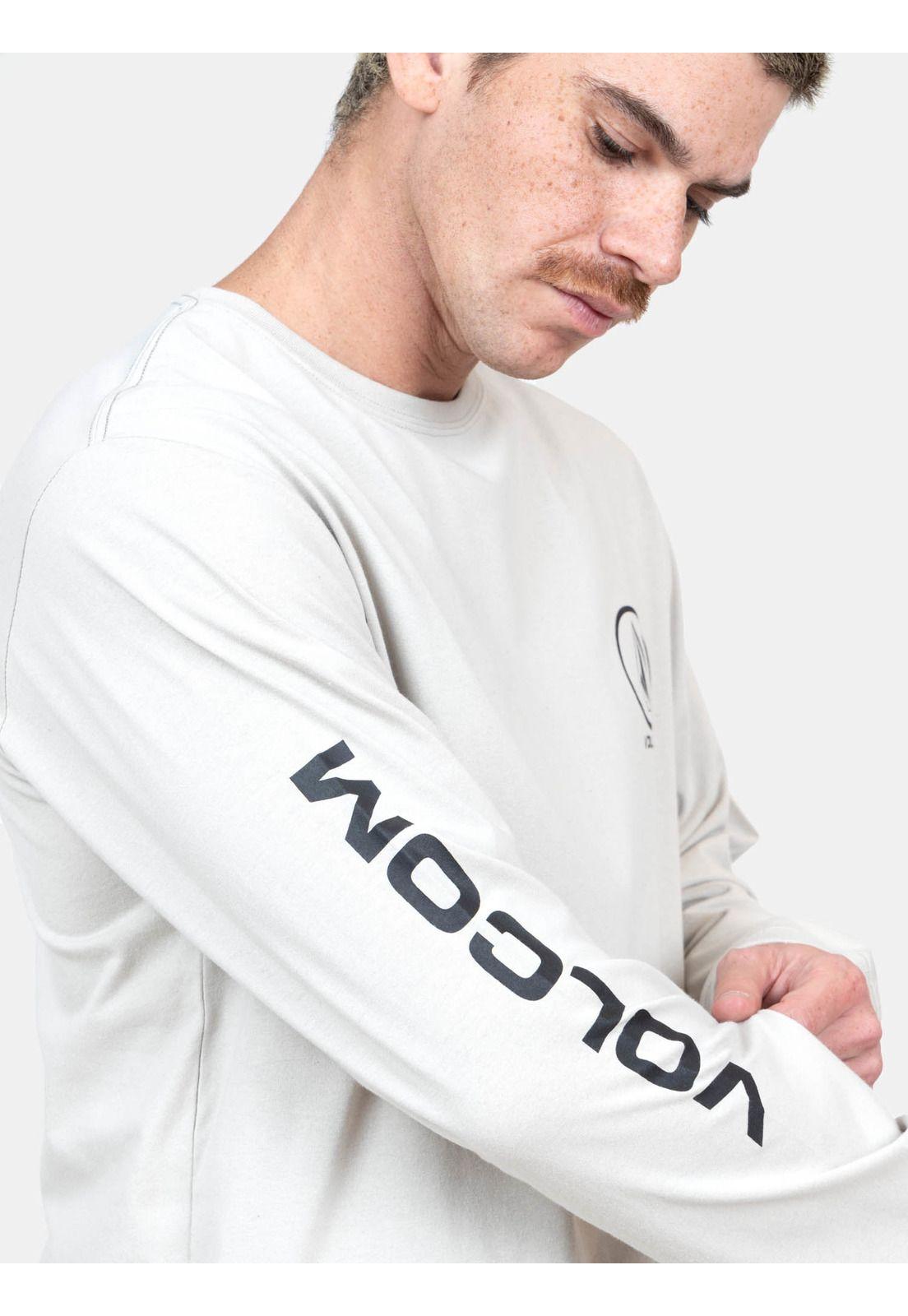 Polera ML CarveX Beige Hombre Volcom-2