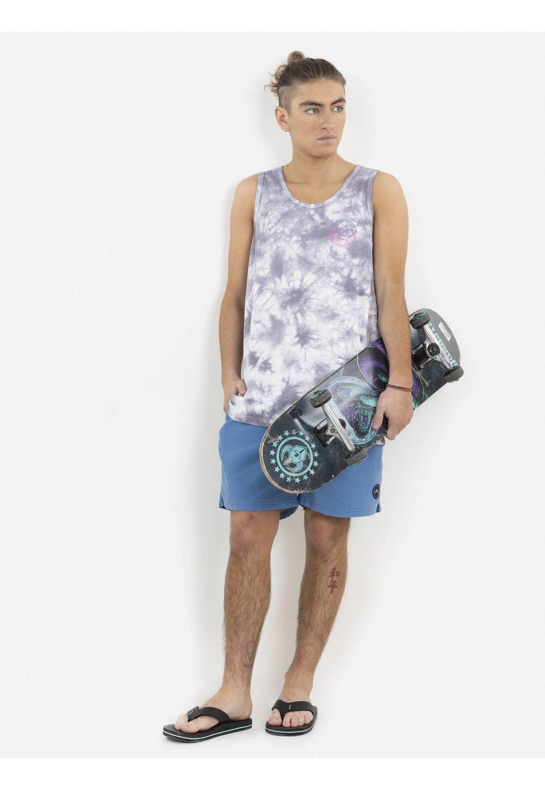 Traje de Baño CLASSIC ELASTIC WAIST Hombre Azul Rusty-3