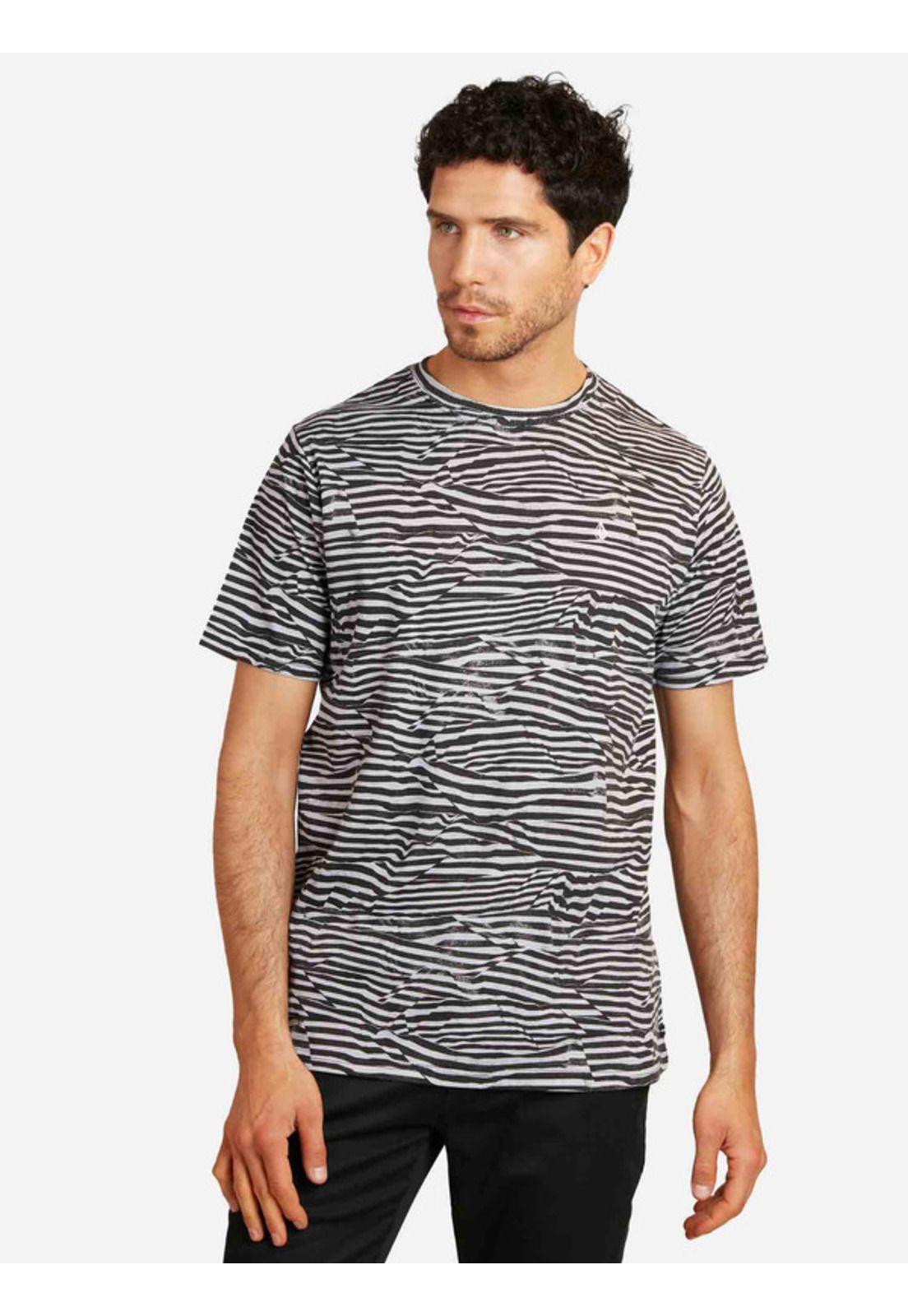 Polera Mod Utopia Scallop Sst Multicolor Hombre Volcom-0