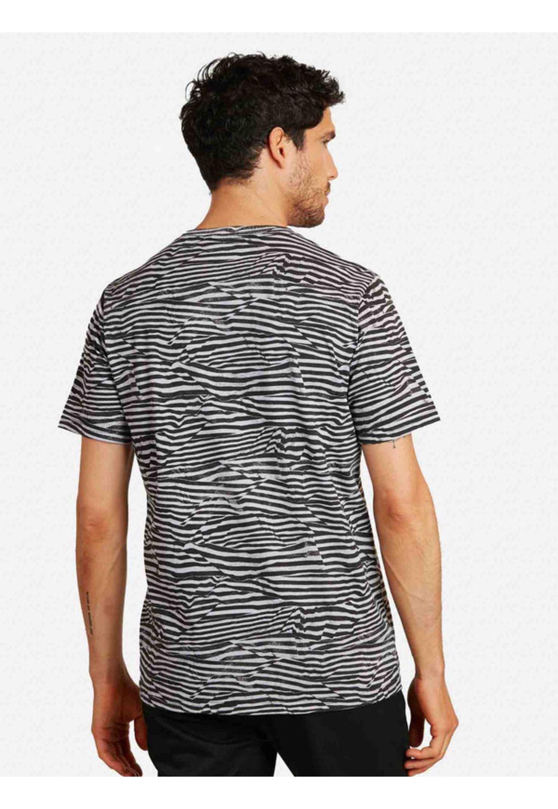 Polera Mod Utopia Scallop Sst Multicolor Hombre Volcom-1