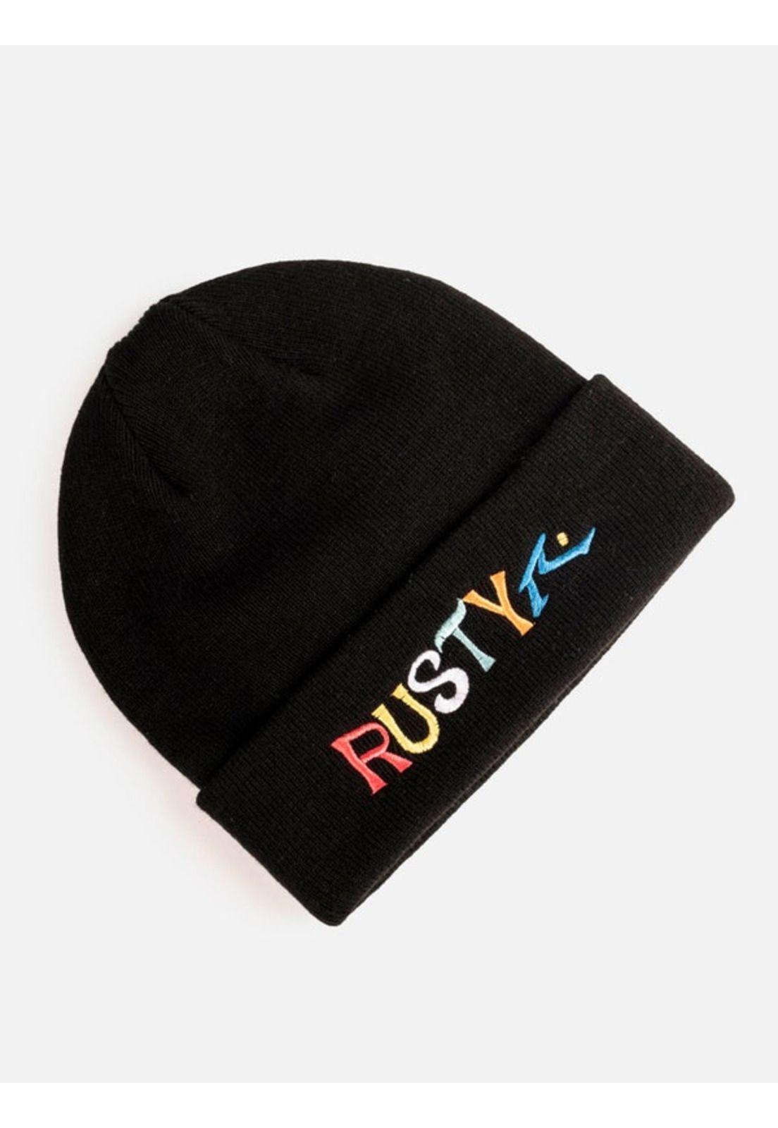 Gorro RUSTY WORLD BEANIE Hombre Negro Rusty-0