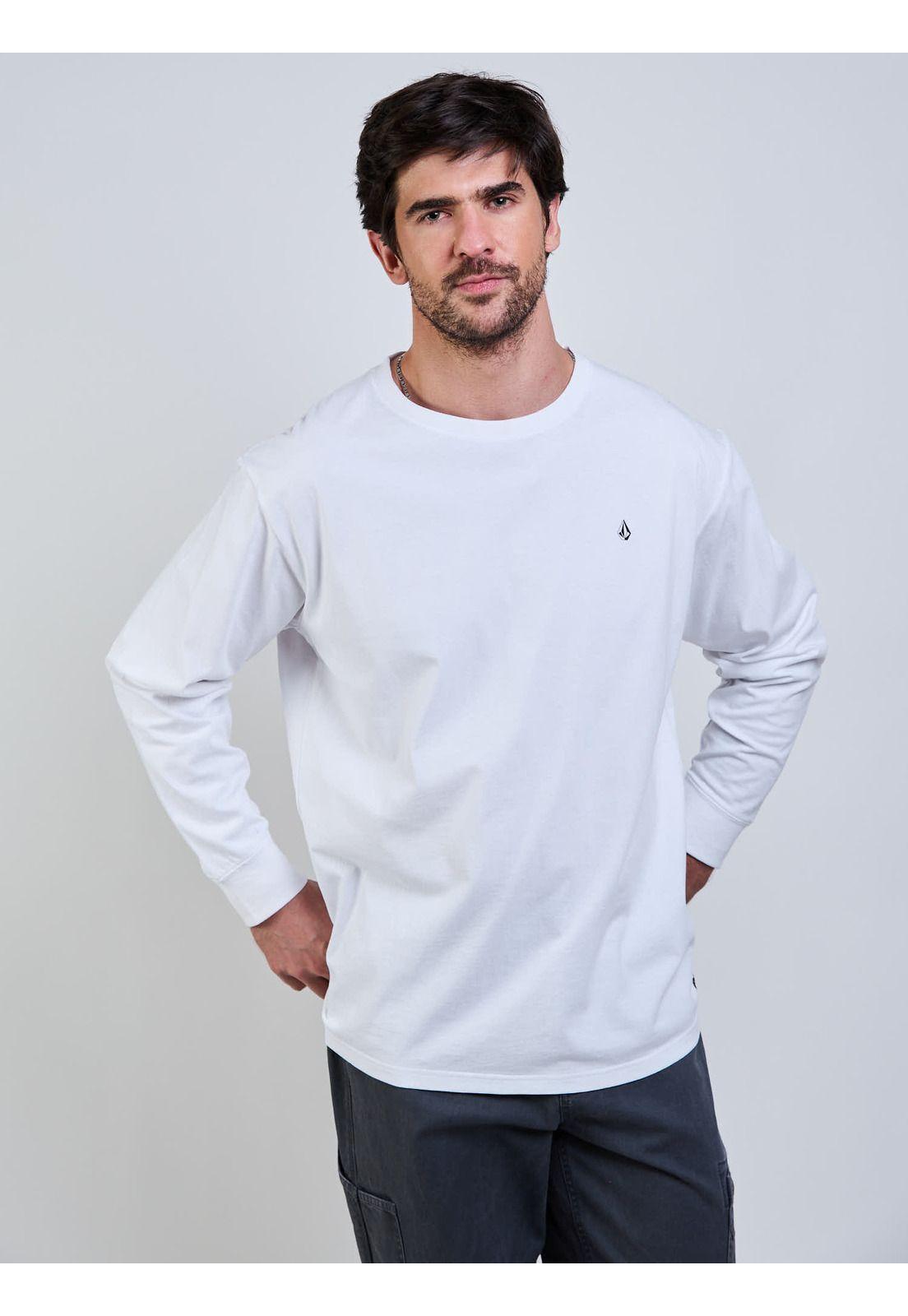 Polera ML VLC Stone Blanco Hombre Volcom-4