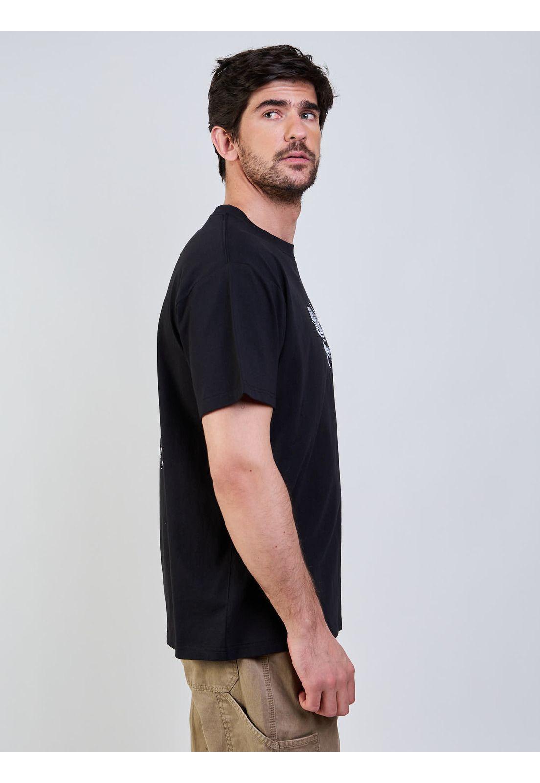 Polera MC Kun N Rip Negro Hombre Volcom-3