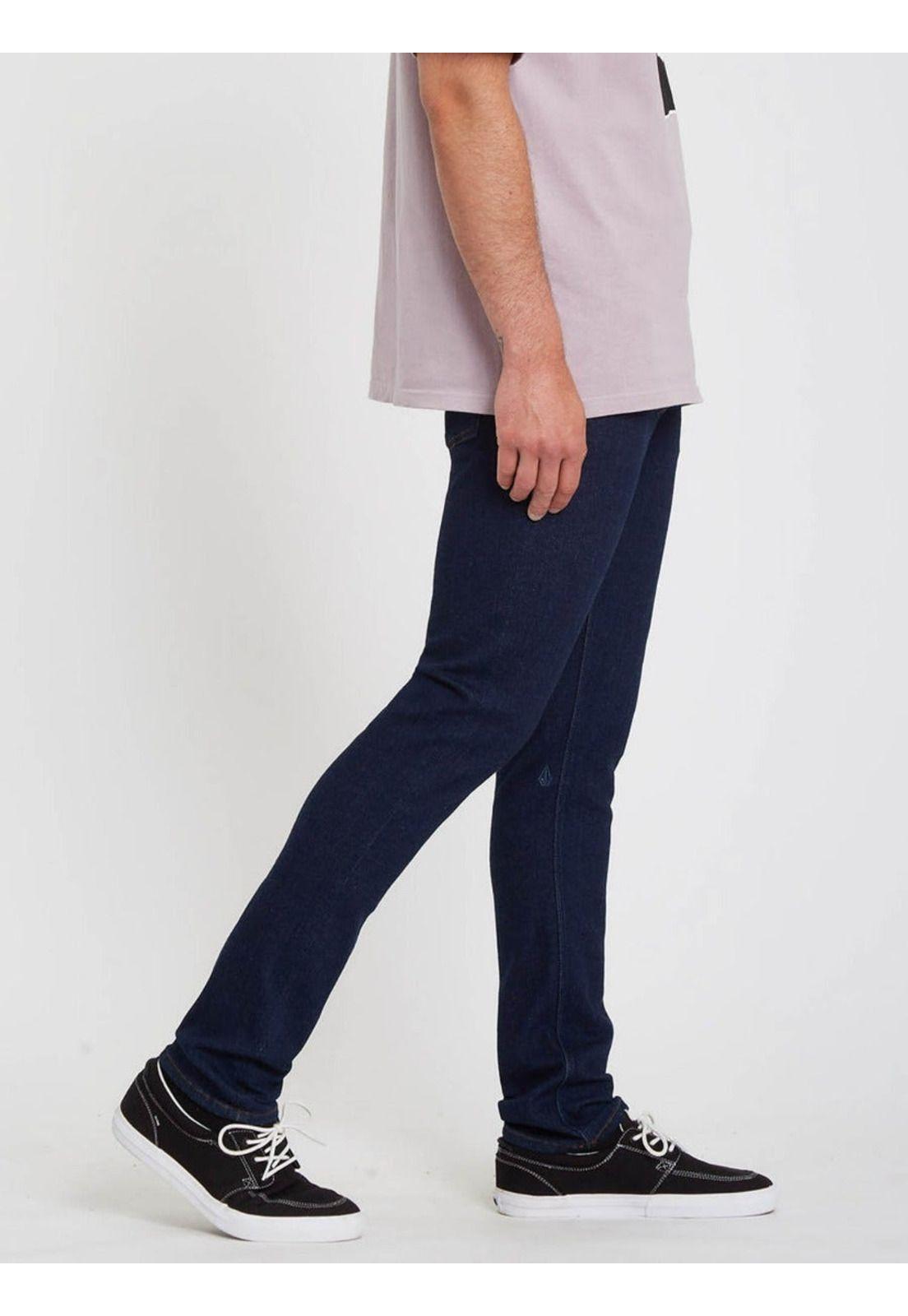 Jeans X Vorta Tapered Fit Azul Hombre Volcom-2