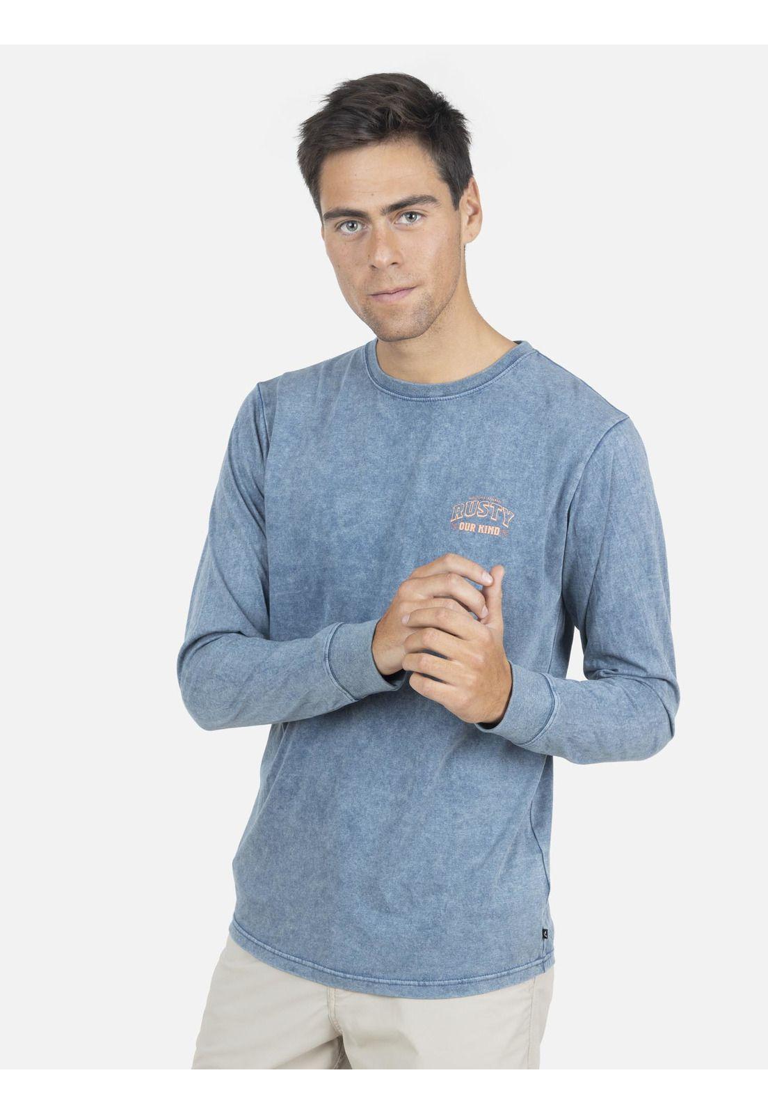 M/L POLERA TRADE  Azul Rusty-0