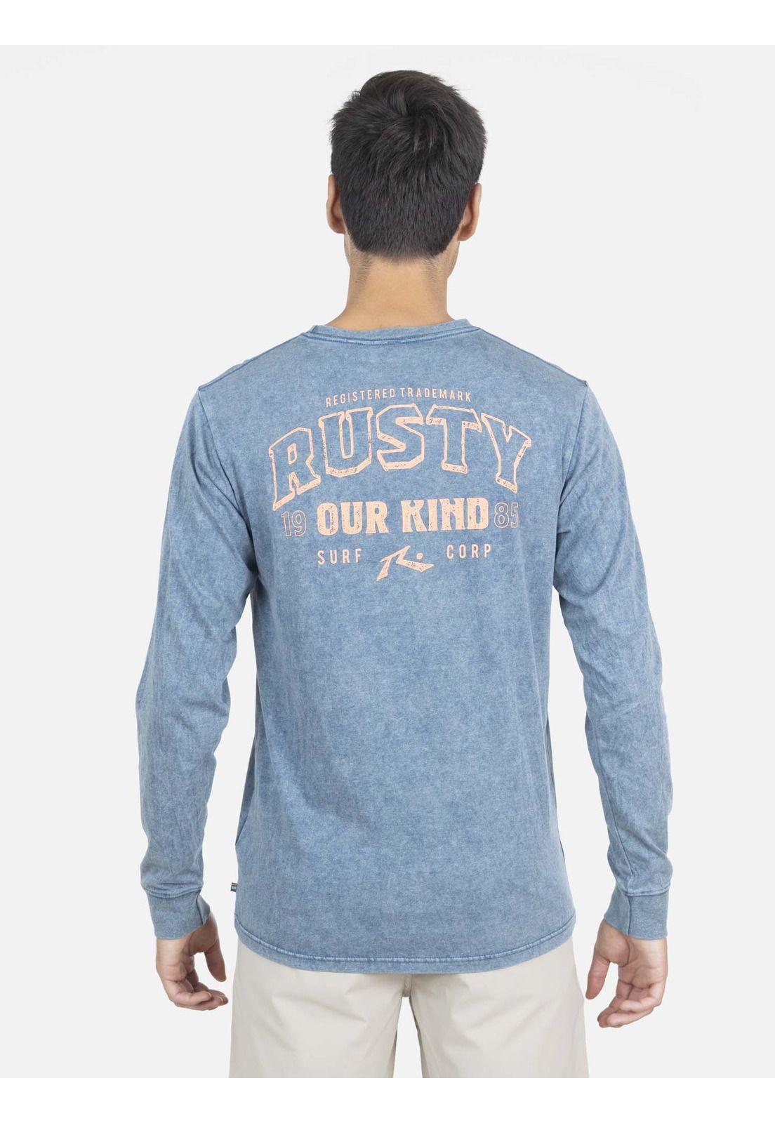 M/L POLERA TRADE  Azul Rusty-1