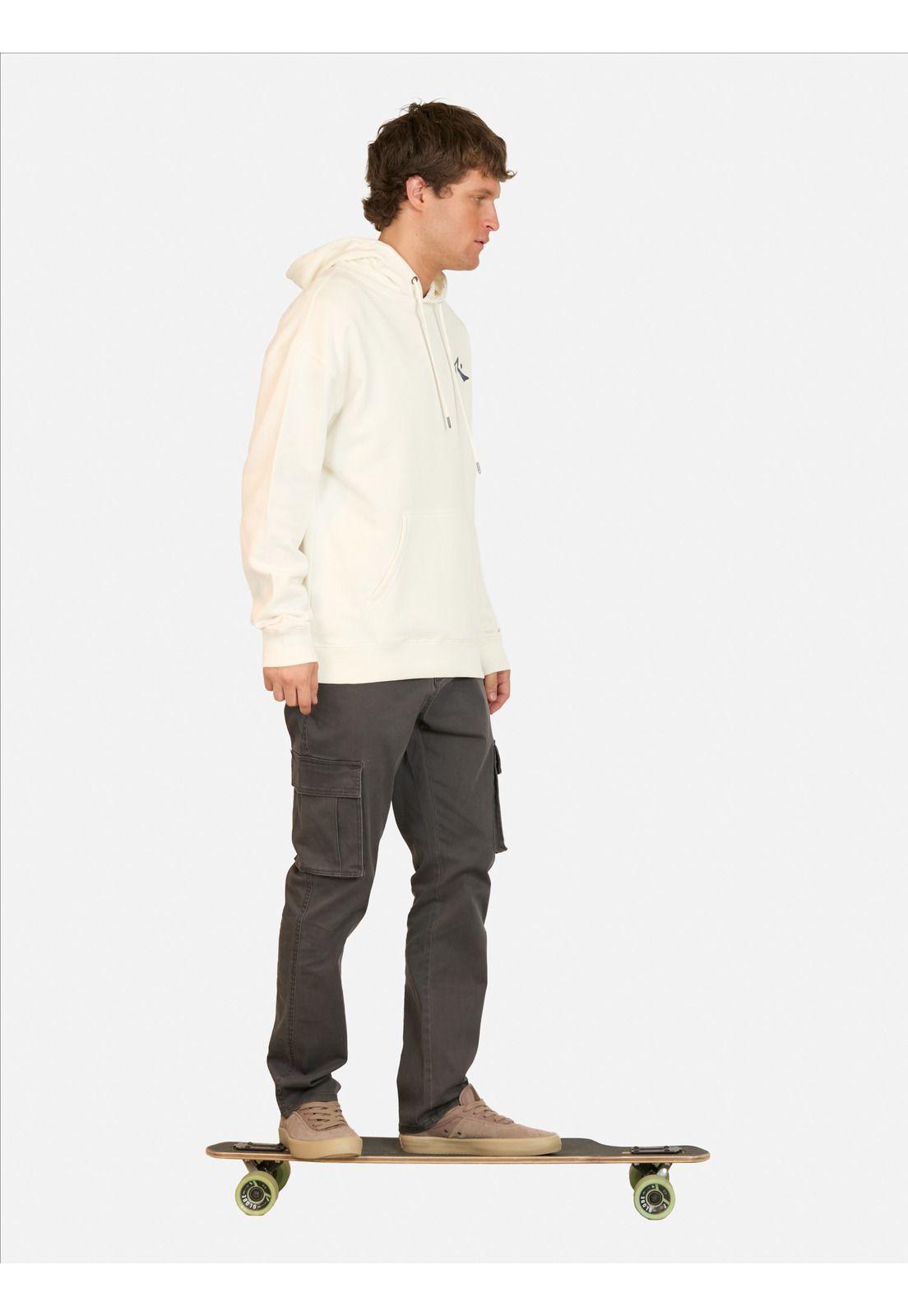 Poleron Canguro Blaze Blanco Hombre Rusty-3