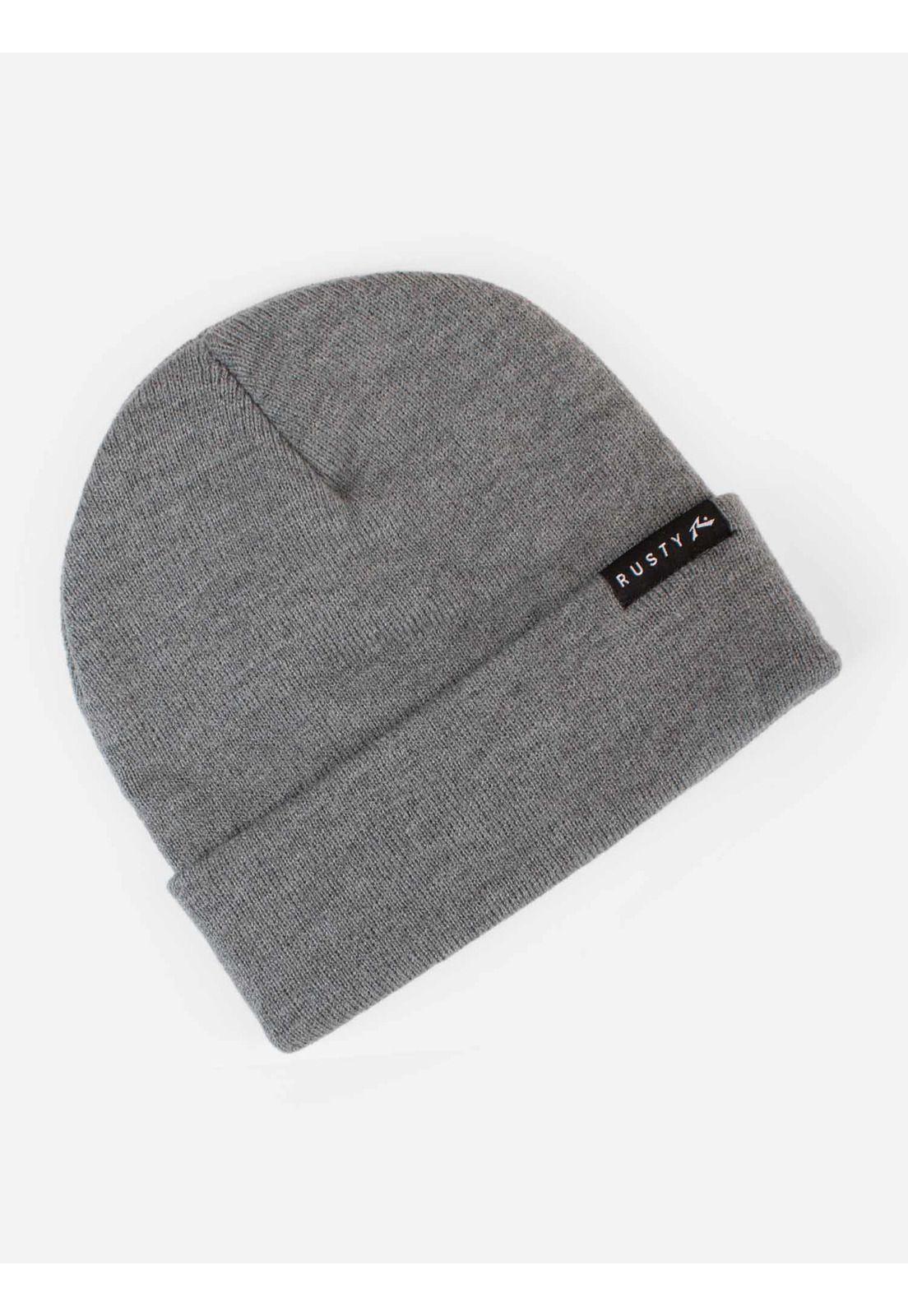 Gorro Solvo beanie Gris Hombre Rusty-2