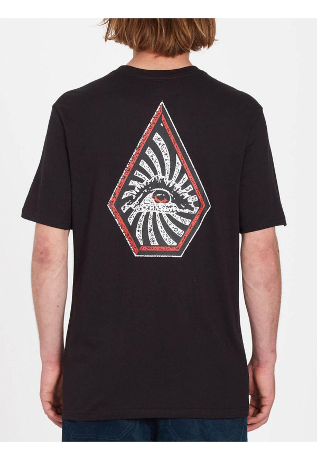 Polera Surf Vitals Jack Robinson Negro Hombre Volcom-1