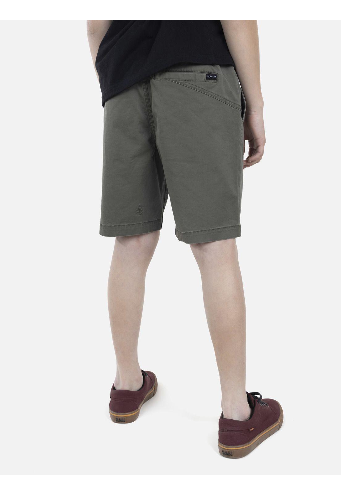 Bermuda Jogger Juvenil 7B312-MV22 Verde Volcom-1