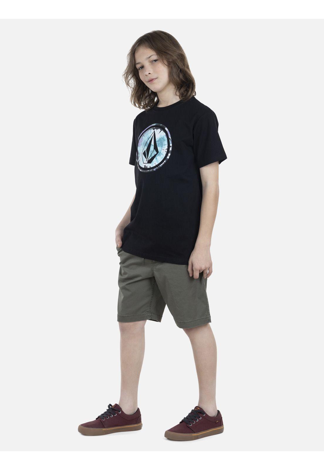 Bermuda Jogger Juvenil 7B312-MV22 Verde Volcom-3