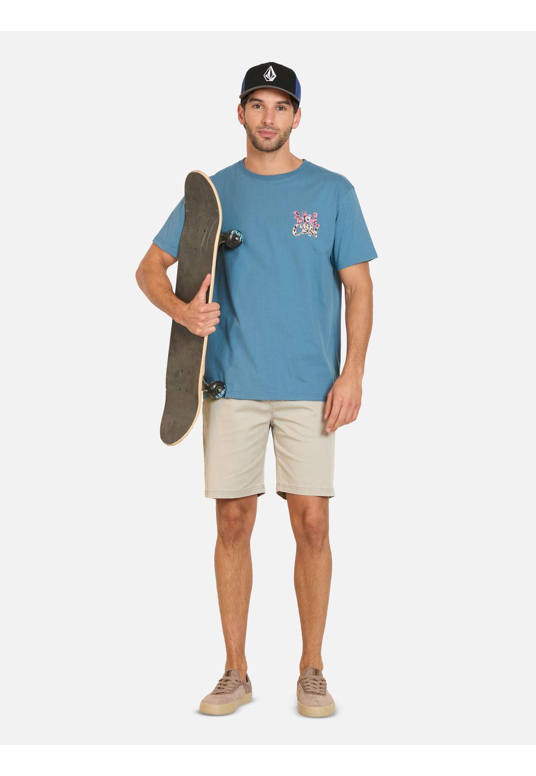 Bermuda Jogger Flux Beige Hombre Volcom-3