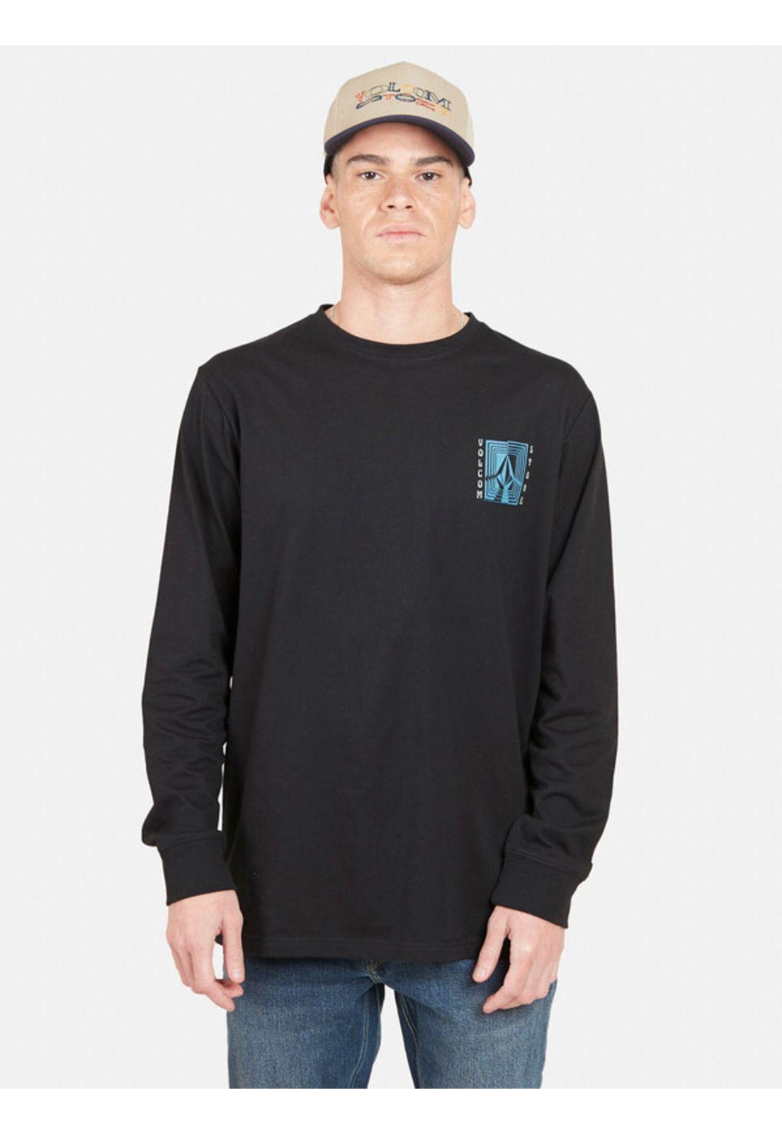 Polera Forty Ouncer Sst Negro Hombre Volcom-0